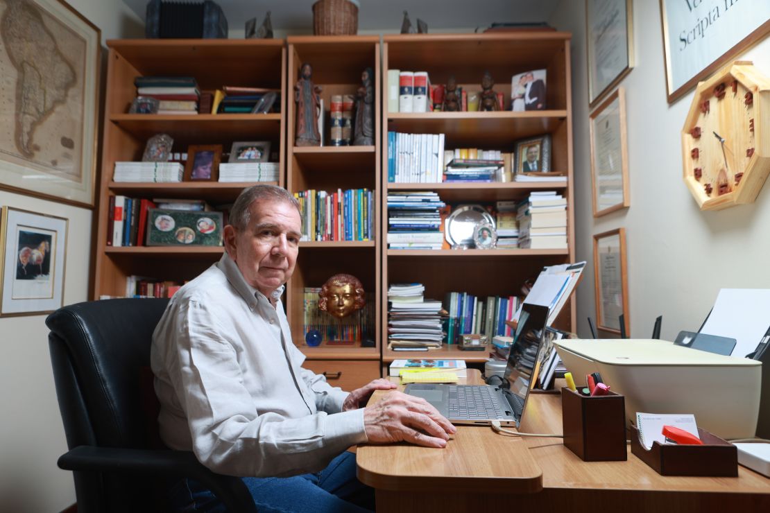 Opposition presidential candidate Edmundo Gonzalez Urrutia in Caracas, Venezuela, on May 11.