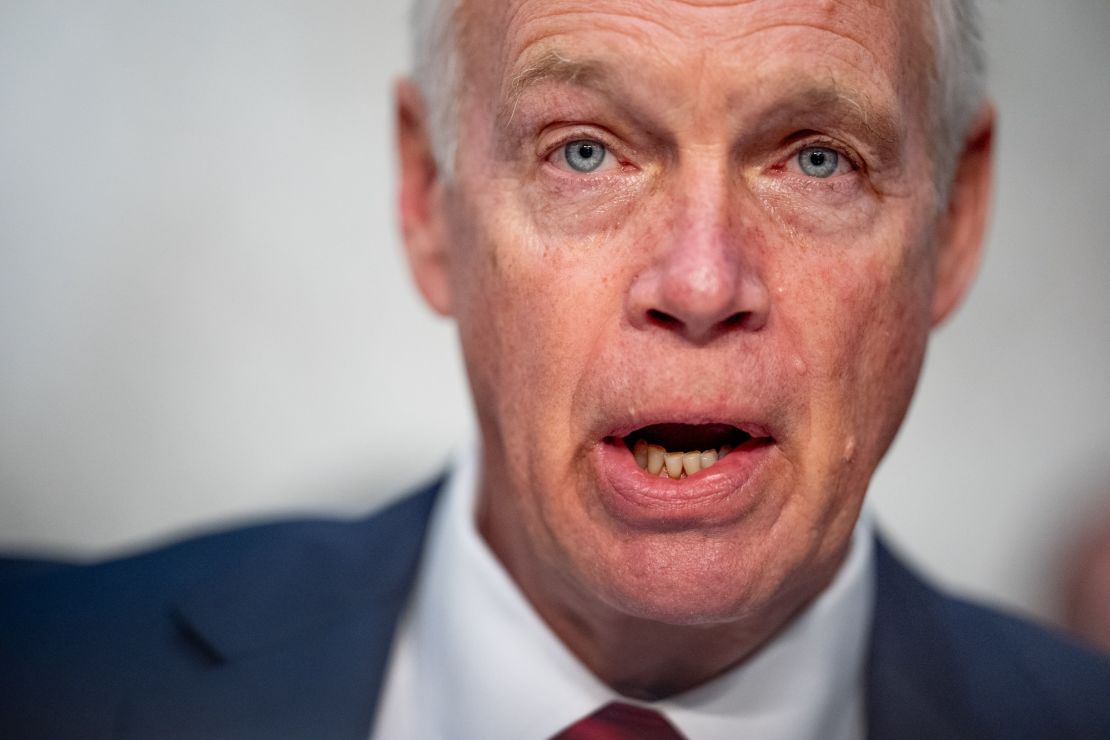 Sen. Ron Johnson (R-WI) on June 18, 2024 in Washington, DC.