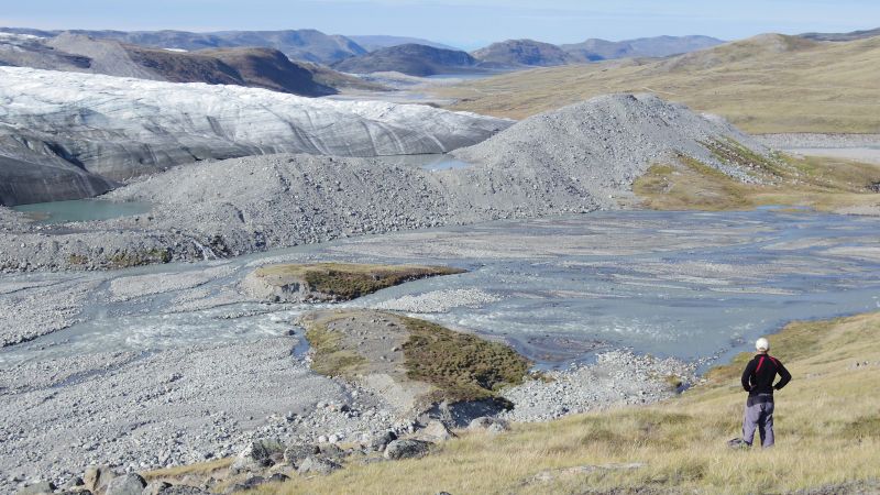 Площта на загубата на лед в Гренландия през последните три