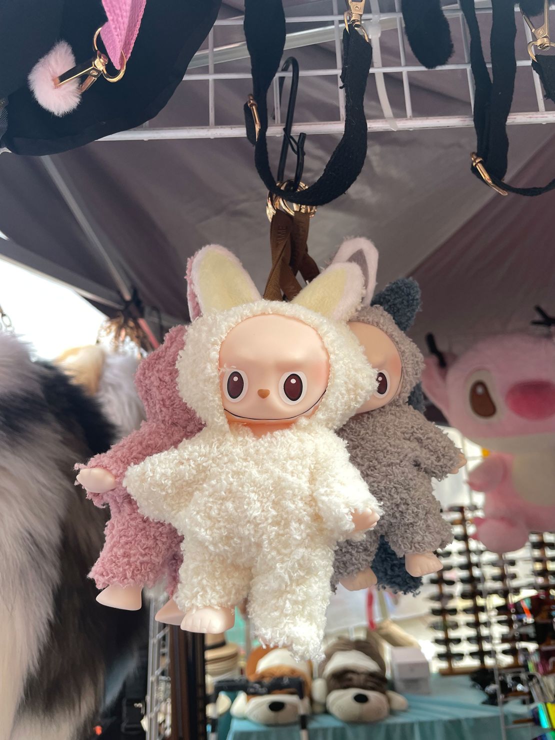 Fake Labubus, also known as Lafufus.