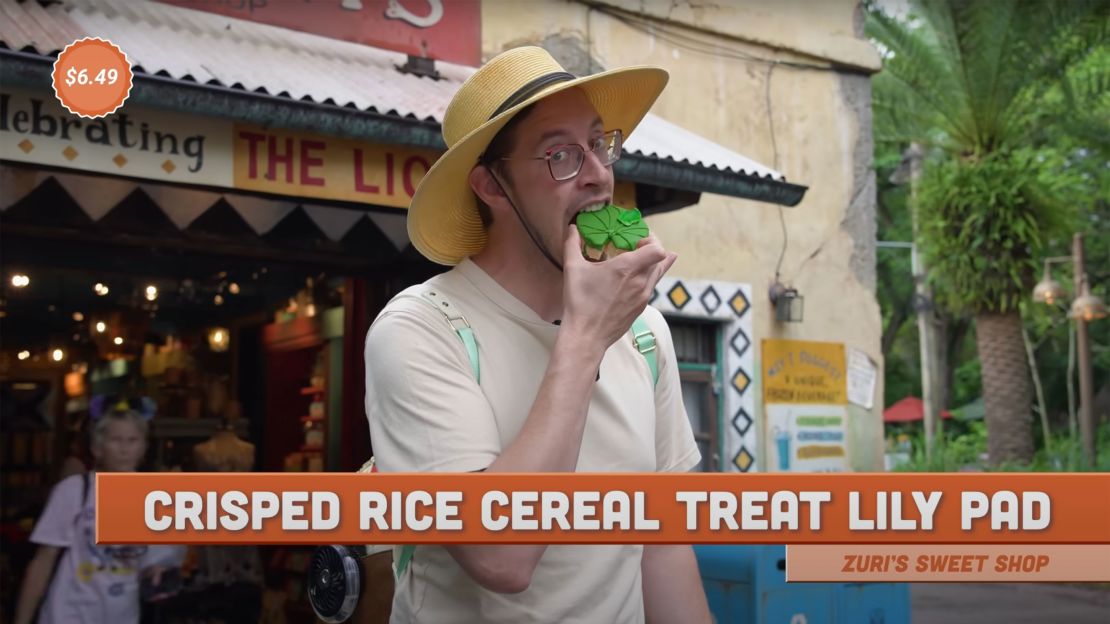 Keith Habersberger at 'Keith Eats Everything' at Disney World's Animal Kingdom.