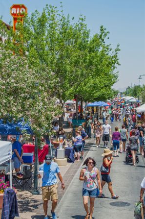 <strong>Food and crafts: </strong>The Farmers & Crafts Market of Las Cruces dates back to the early 1970s. On Saturdays, it stretches across seven blocks on Main Street downtown.