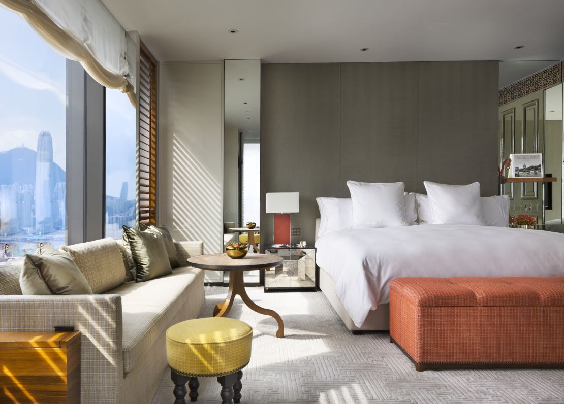 Rosewood Hong Kong, which overlooks Victoria Harbor, came in third place.