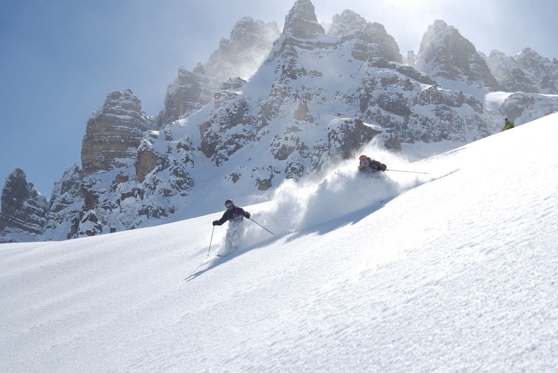 It's nonstop pristine powder in this area.