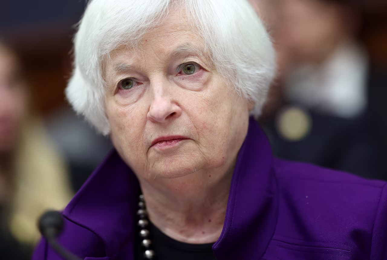 Treasury Secretary Janet Yellen during a House Financial Services Committee hearing on June 13 in Washington, DC.