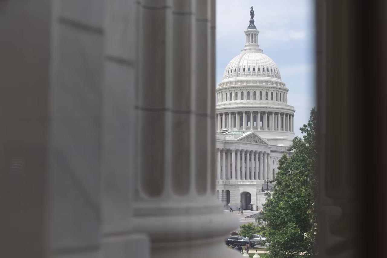 The U.S. Capitol seen on June 21 in Washington, DC. 