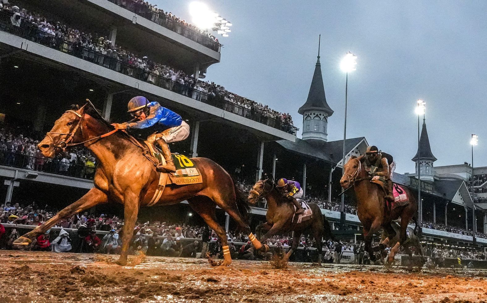 Sovereignty, with jockey Junior Alvarado, <a href="index.php?page=&url=https%3A%2F%2Fwww.cnn.com%2F2025%2F05%2F03%2Fsport%2Fsovereignty-wins-151st-kentucky-derby">wins the Kentucky Derby</a> on Saturday, May 3.