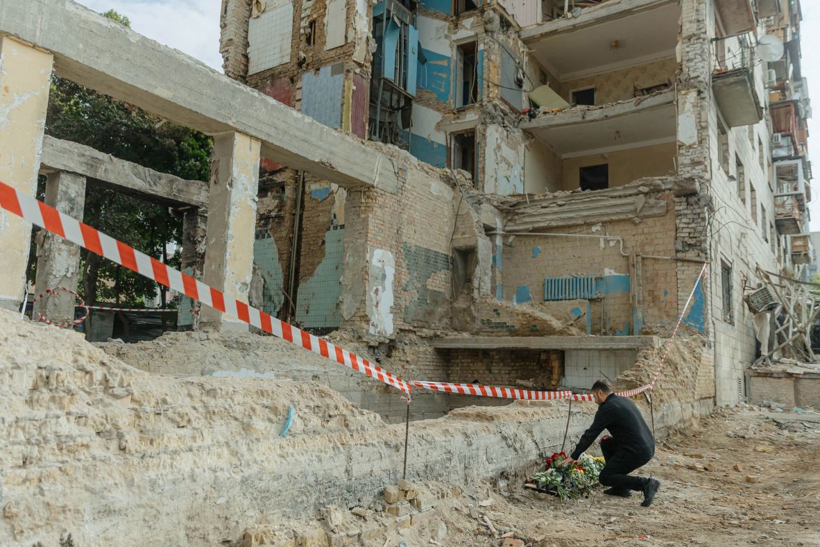 Ukrainian President Volodymyr Zelensky pays tribute to people who were killed in Russian strikes in Kyiv, Ukraine, on Thursday, June 19. <a  target="_top" href="/newspapers?url=https://www.cnn.com/2025/06/17/europe/kyiv-deadly-strikes-trump-g7-intl-hnk">The Russian assault</a> was the deadliest on the capital in almost a year, according to the UN Human Rights Monitoring Mission in Ukraine.