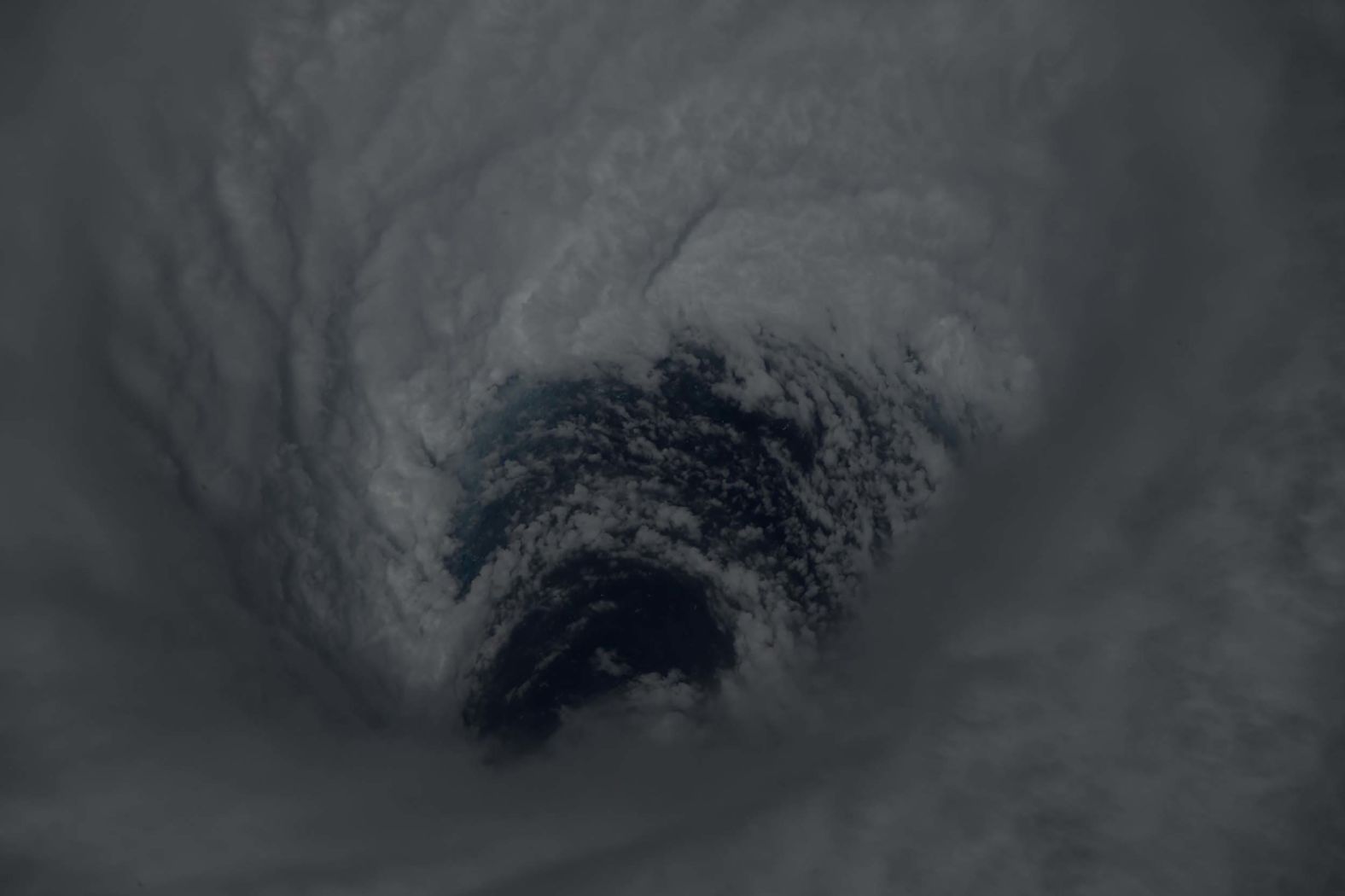 Astronaut Jonny Kim <a href="index.php?page=&url=https%3A%2F%2Fwww.instagram.com%2Fp%2FDPIBmwkjnS9%2F" target="_blank">shared this photo</a> of the eye of Hurricane Humberto that he took from the International Space Station on Saturday, September 27. It was a Category 4 hurricane at the time.