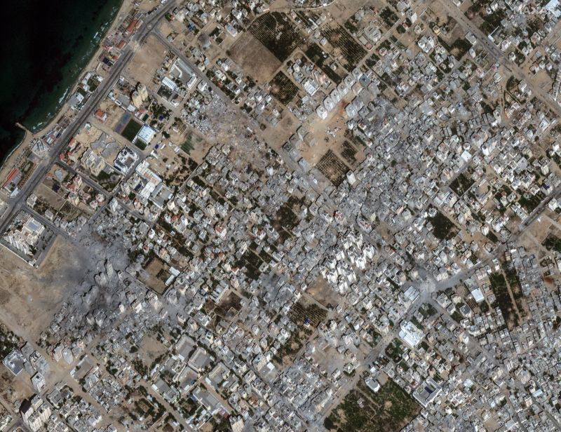 Before And After Satellite Images Show Gaza Destruction | CNN