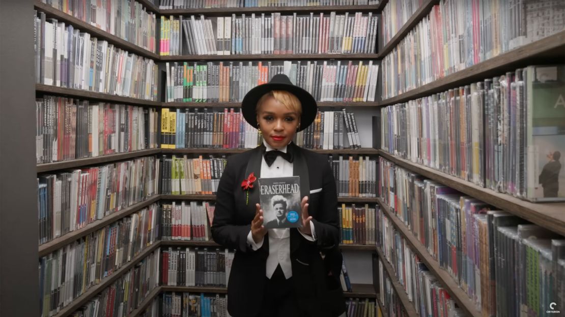 Janelle Monáe in the Criterion Collection's 'Closet Picks'.