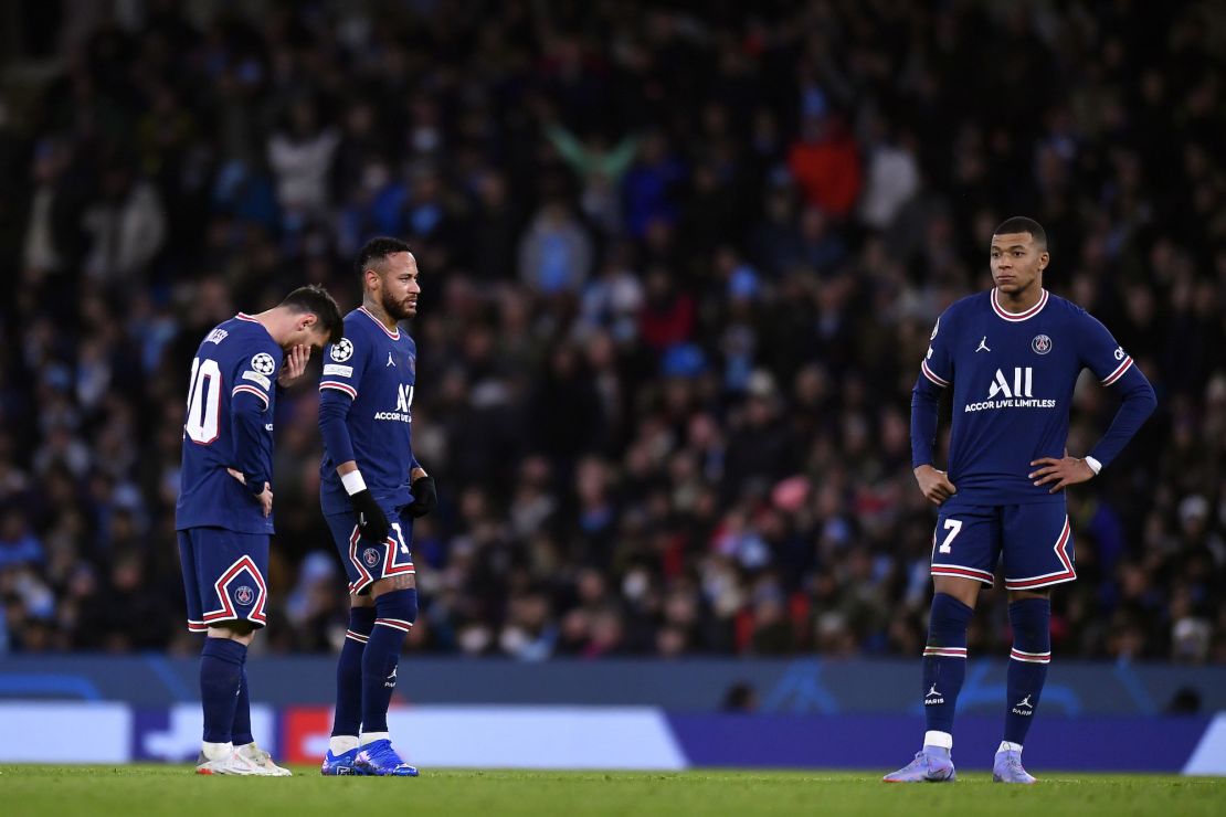 Lionel Messi, Neymar Jr. and Mbappé underwhelmed as PSG's front three. Aurelien Meunier/PSG/Getty Images