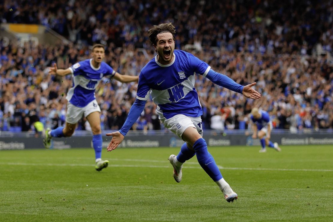 Birmingham City is currently top of the third division as it seeks promotion.