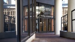 The Federal Emergency Management Agency Headquarters, in Washington, DC, on October 8, 2024.
