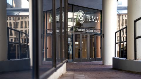 The Federal Emergency Management Agency Headquarters, in Washington, DC, on October 8, 2024.