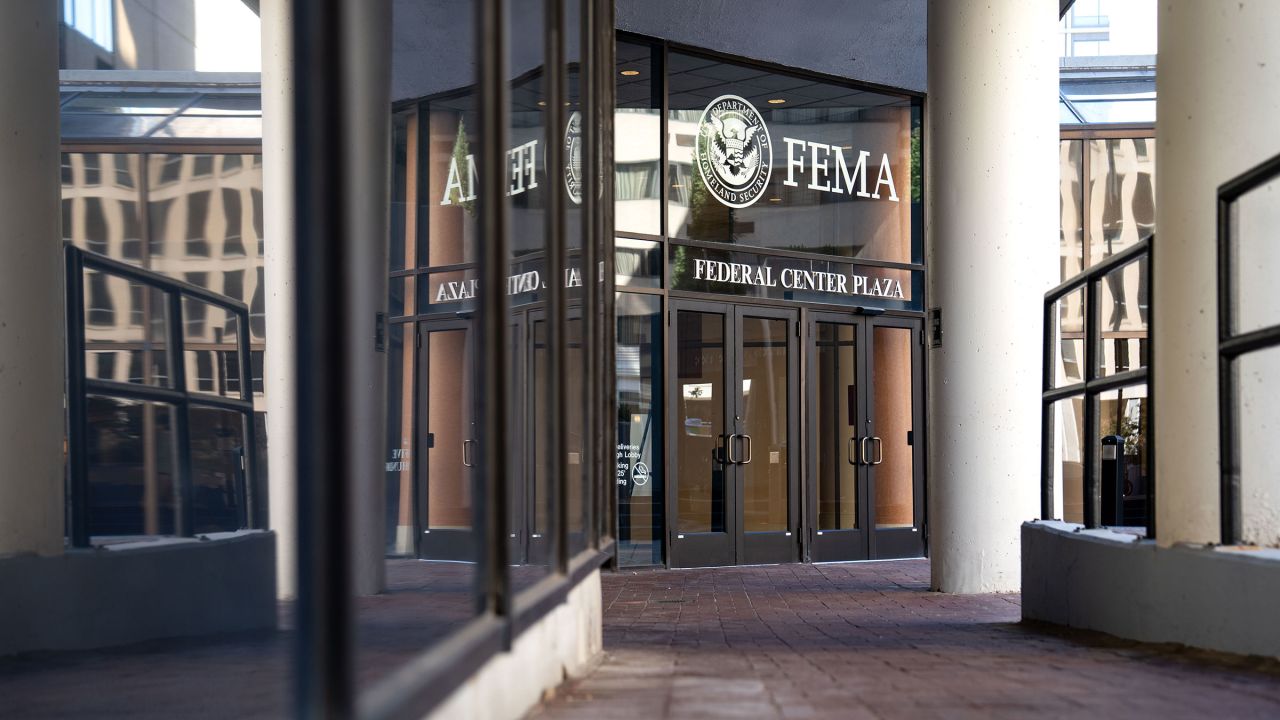 The Federal Emergency Management Agency Headquarters, in Washington, DC, on October 8, 2024.