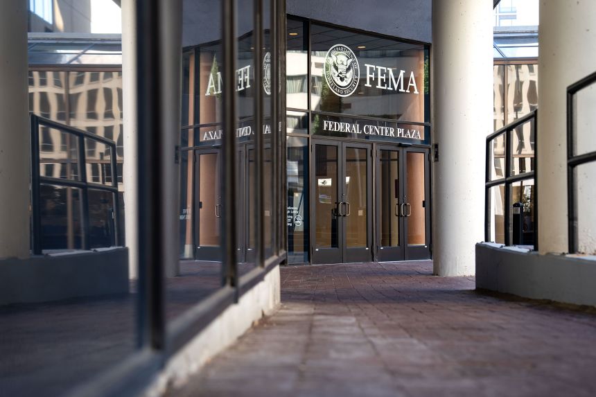 The Federal Emergency Management Agency Headquarters, in Washington, DC, on October 8, 2024.
