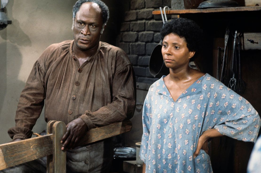 John Amos and Leslie Uggams star in "Roots."