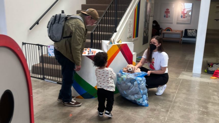 Hymel said losing her own beloved stuffed animal during Hurricane Katrina helped her realize how important they can be to helping children cope with natural disasters.