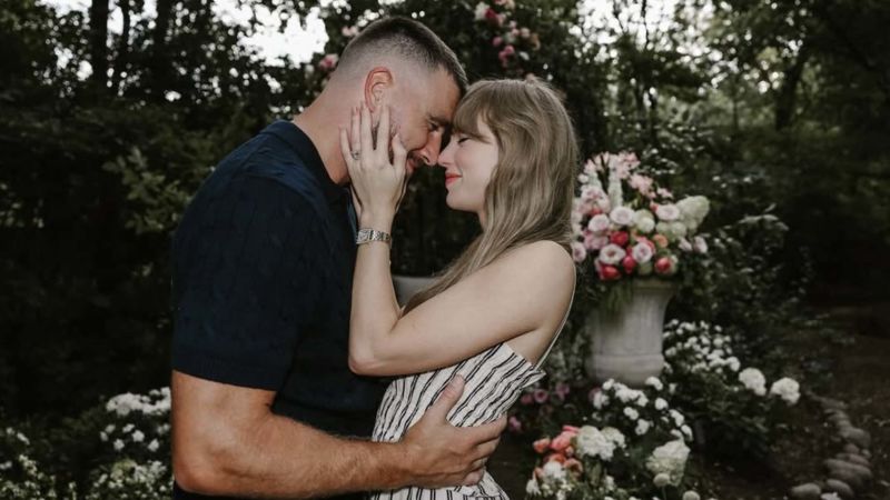 Travis Kelce is ‘giddy’ about his engagement to Taylor Swift