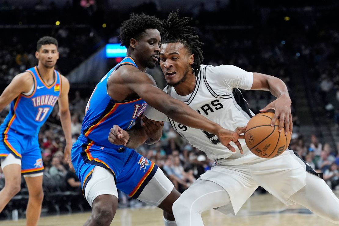 New Spurs guard Stephon Castle will look to build a partnership with second-year big man Victor Wembanyama.