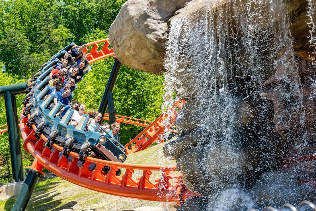 Dollywood theme park opened its Big Bear Mountain roller coaster this year. The park is Tennessee's largest ticketed attraction.