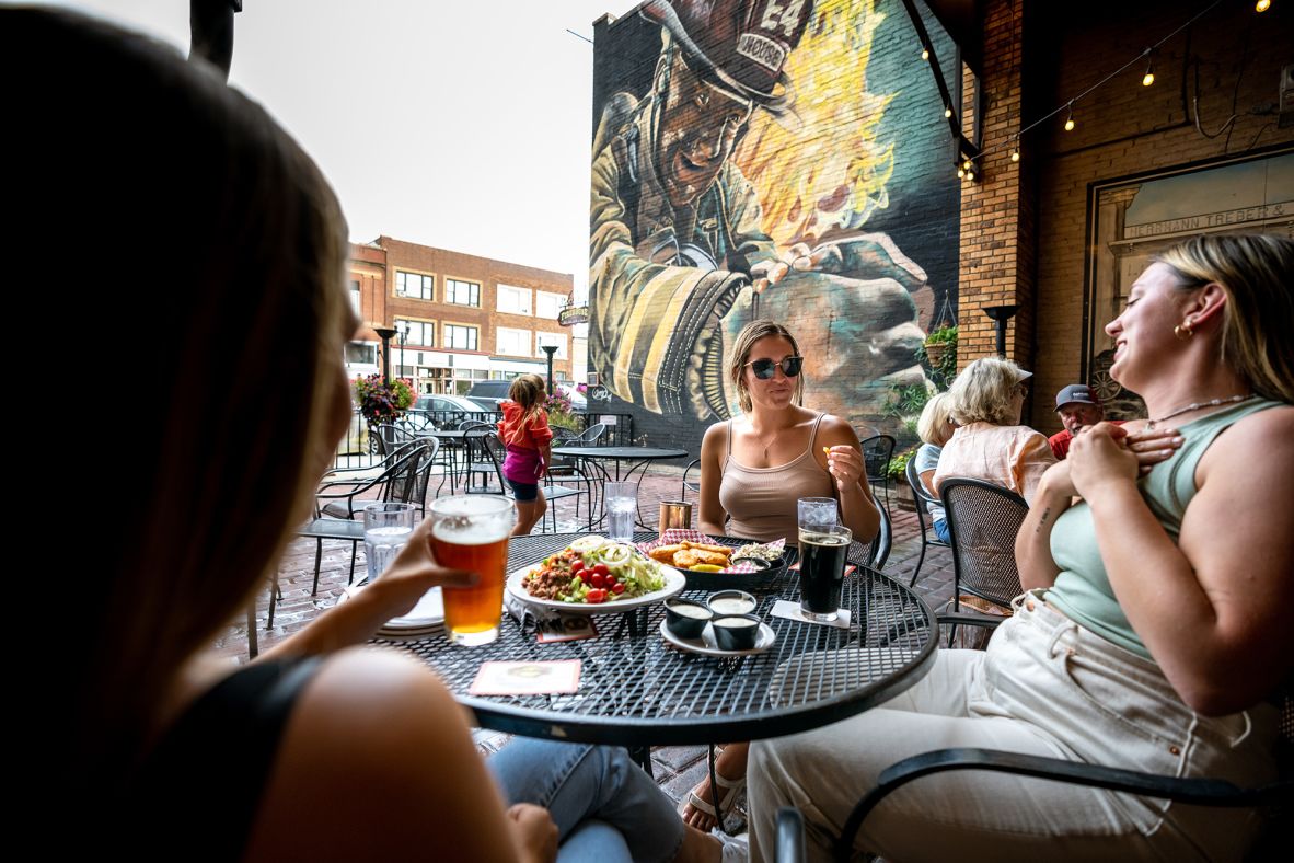 <strong>Downtown drinks:</strong> Firehouse Wine Cellars is a prime venue for a downtown beverage.