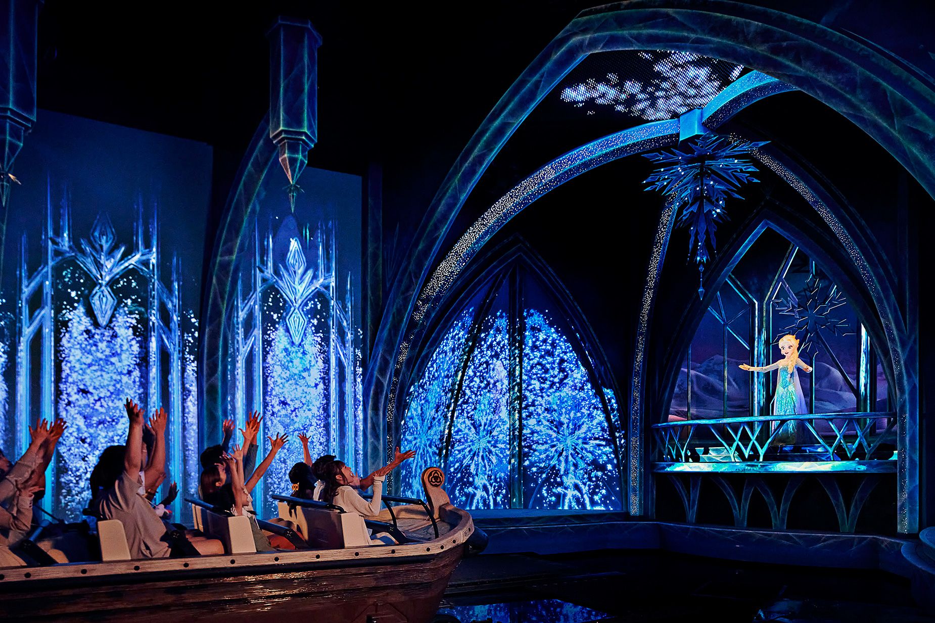 The Frozen Ever After ride features new animatronic figures.