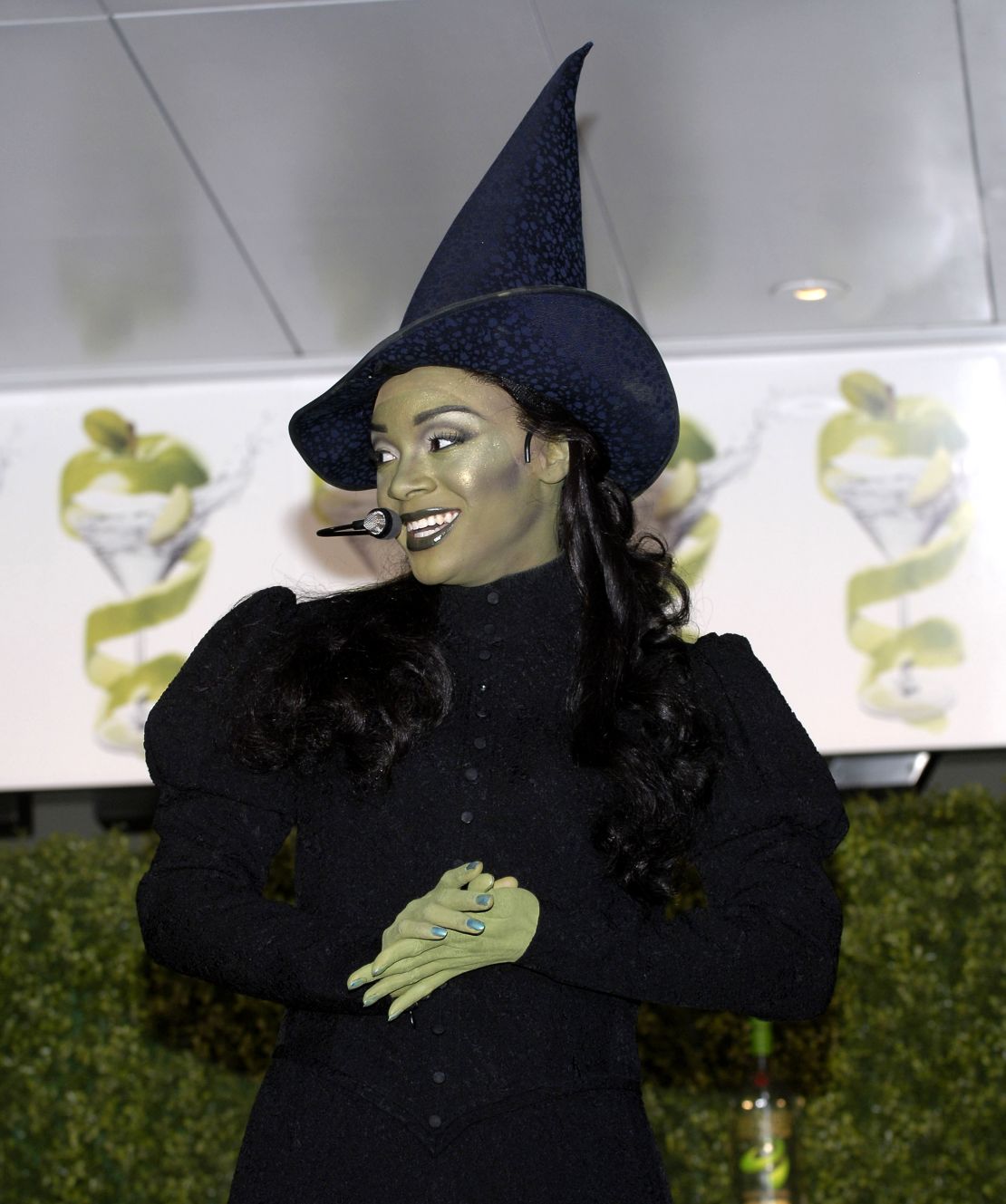 Saycon Sengbloh performs at an event for "Wicked" early in her run, which began in 2005.