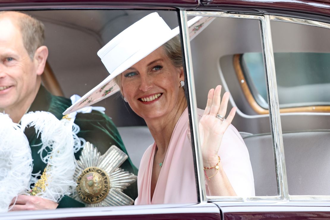 Sophie, Duchess of Edinburgh attends the Thistle Service at St Giles’ Cathedral in July in Edinburgh, Scotland.