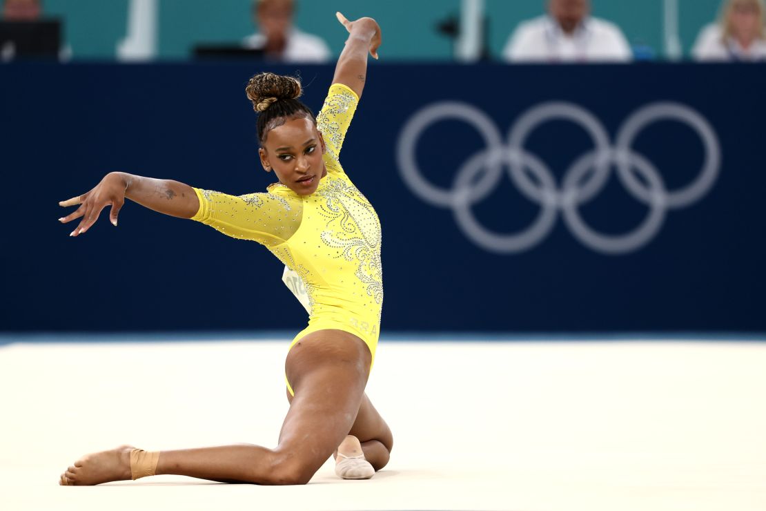 Rebeca Andrade pushed Biles to the limit.