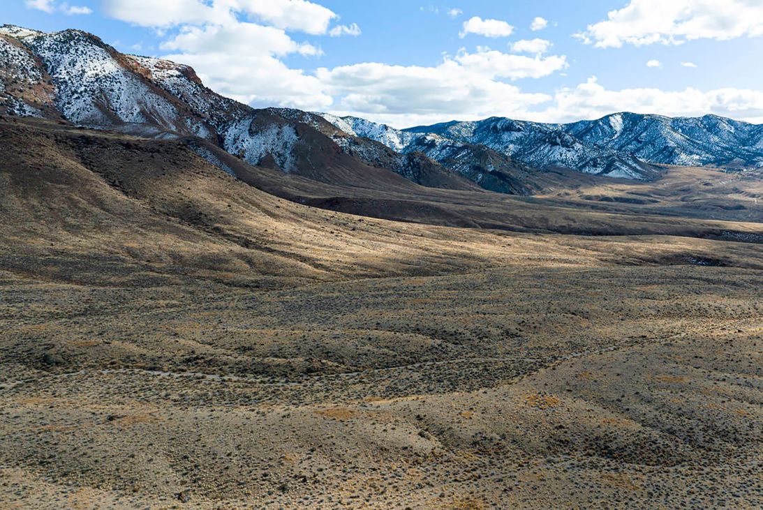 The Rhyolite Ridge lithium-boron mine project site in February 2024, in Esmeralda County, Nevada. Rhyolite Ridge holds the largest known lithium and boron deposit in North America.