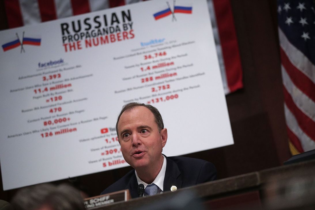 Schiff speaks during a hearing on 