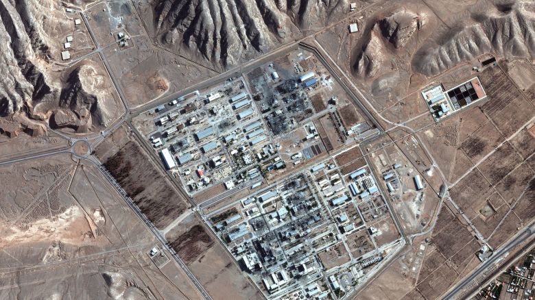 This satellite image shows Iran's Isfahan nuclear facility on June 24, 2025.