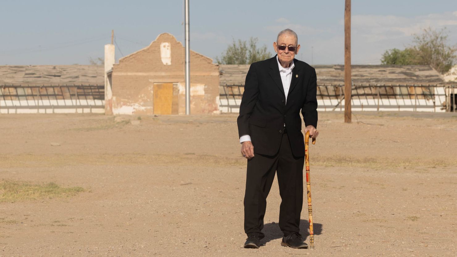 Sebastian Corral, 91, first stepped foot in the Rio Vista Bracero Reception Center in Socorro, Texas, more than 70 years ago. Recently he returned as a guest of honor after the site was designated a National Historic Landmark.