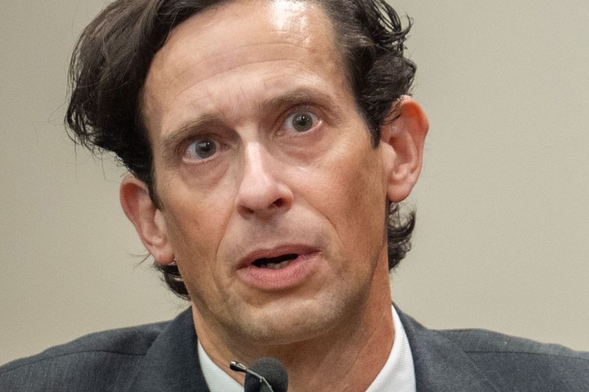 Robert Adelson testifies on August 25 in the trial of his mother, Donna Adelson.