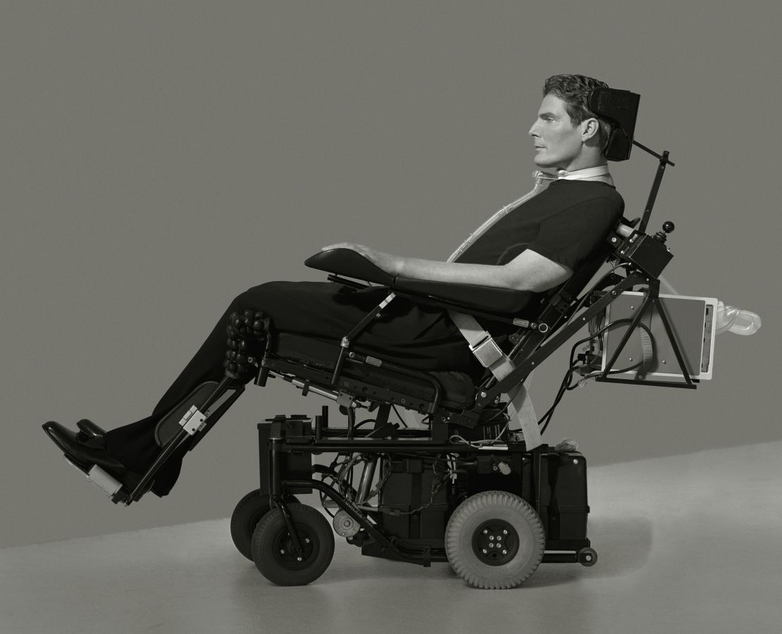 Christopher Reeve in the documentary feature 