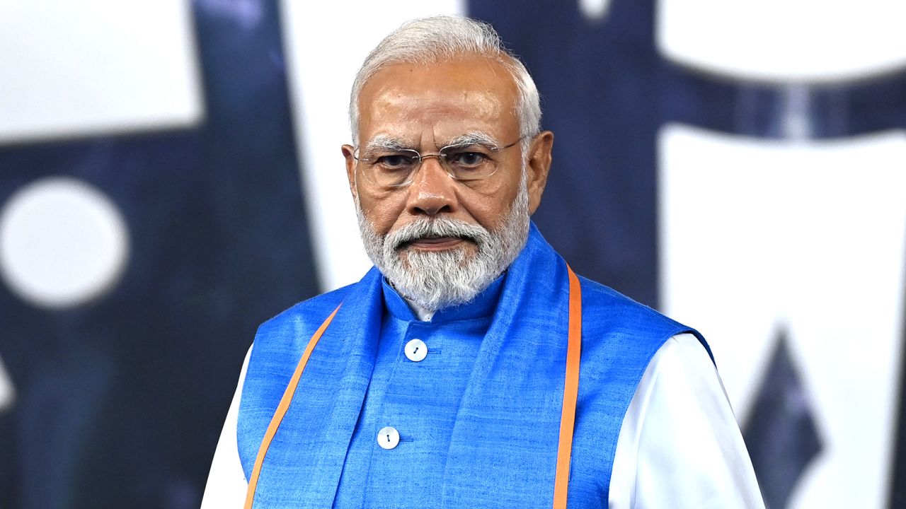 Narendra Modi, Prime Minister for India attends the ICC Men's Cricket World Cup India 2023 Final between India and Australia at Narendra Modi Stadium in Ahmedabad, India, on November 19. 