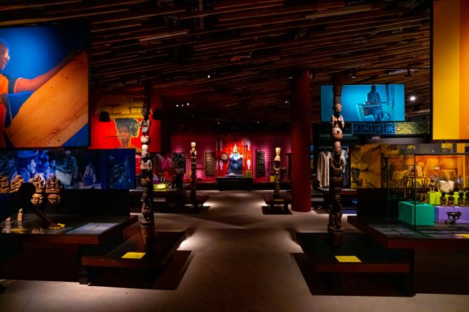 The museum is a celebration of the Yoruba people, one of the largest ethnic groups in Nigeria.