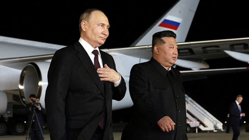 Руският Путин пристига в Северна Корея за рядко пътуване, тъй като антизападното приспособяване се задълбочава