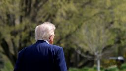 U.S. President Donald Trump walks to board Marine One, while departing the White House en route to Florida, in Washington, D.C., U.S., April 3, 2025. REUTERS/Carlos Barria TPX IMAGES OF THE DAY
