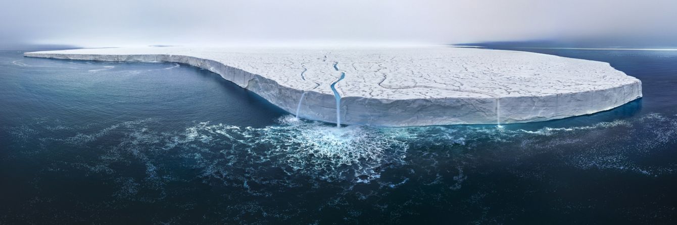 Thomas Vijayan took third prize in the singles competition for this image of the Bråsvellbreen glacier in Svalbard, Norway.