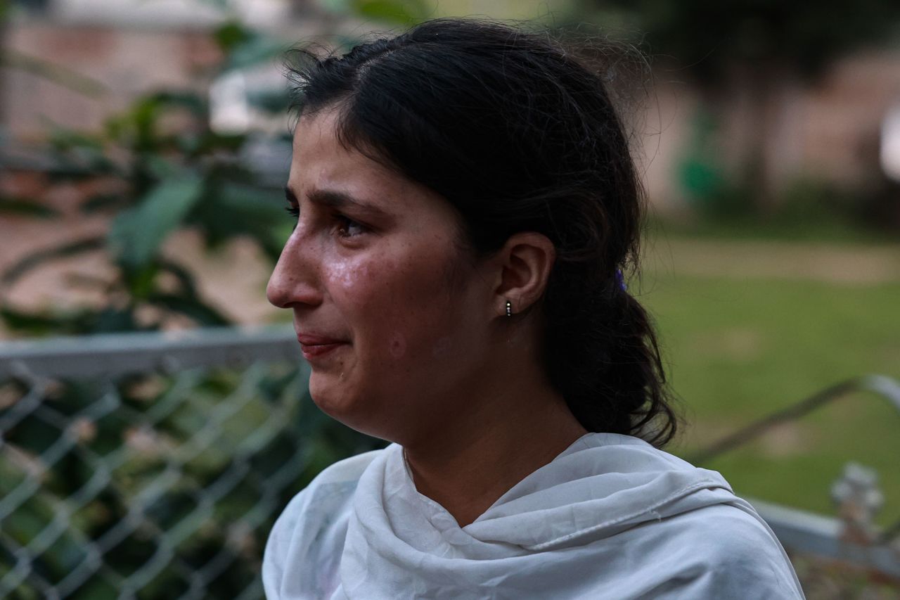 A girl cries as injured people are treated at a hospital in Uri, India-administered Kashmir. <a href="https://www.cnn.com/world/live-news/india-pakistan-attack-kashmir-tourists-intl-hnk#cmadj1po100323b6rnp02cfa4">Pakistan’s military confirmed it shelled Indian positions in Indian-administered Kashmir in response to India’s airstrikes</a>.