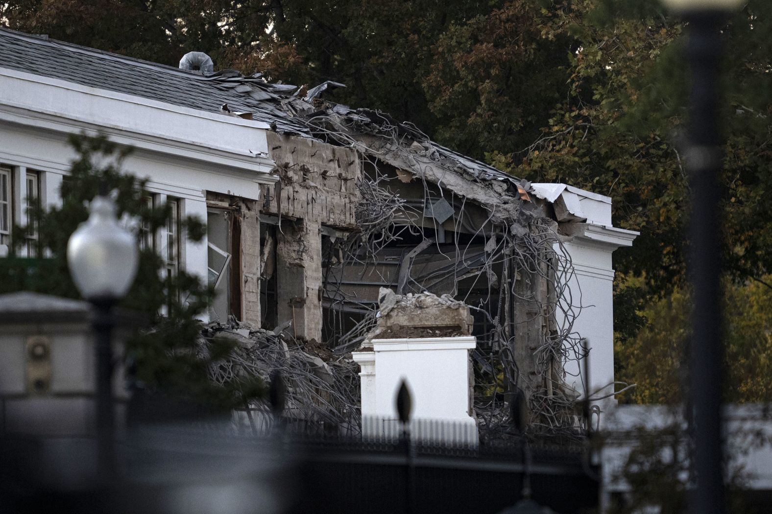 A view of the East Wing on October 20.