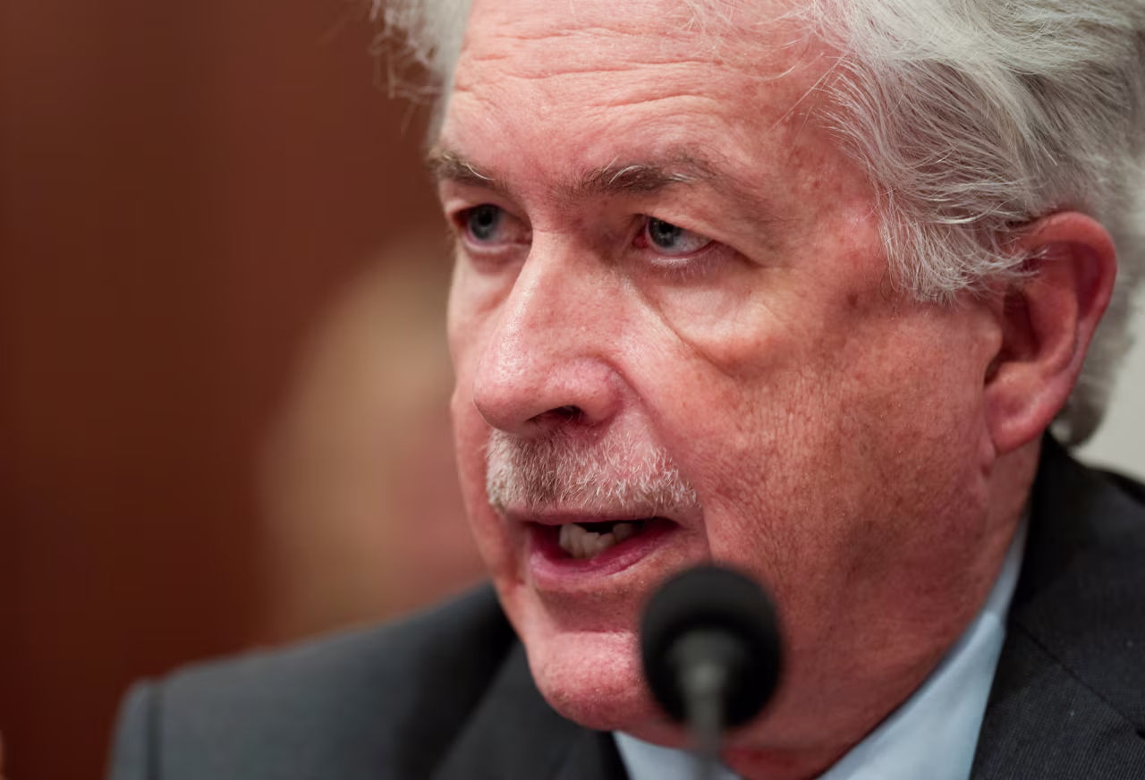 CIA Director William Burns testifies before a House Intelligence Committee on March 9.