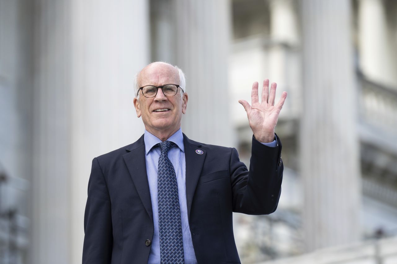 Rep. Peter Welch walks down the House steps after a vote in the Capitol in Washington, D.C. in September.