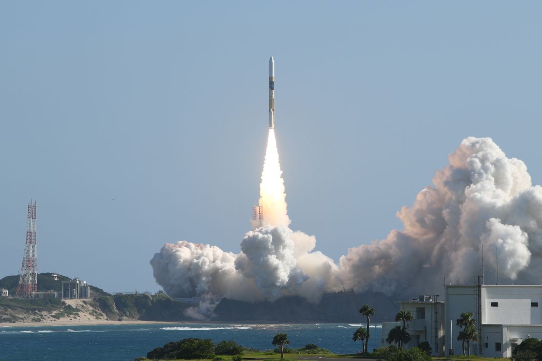 The Japan Aerospace Exploration Agency's SLIM lunar lander launched aboard a H-IIA launch vehicle on September 7, 2023, from the Tanegashima Space Center.
