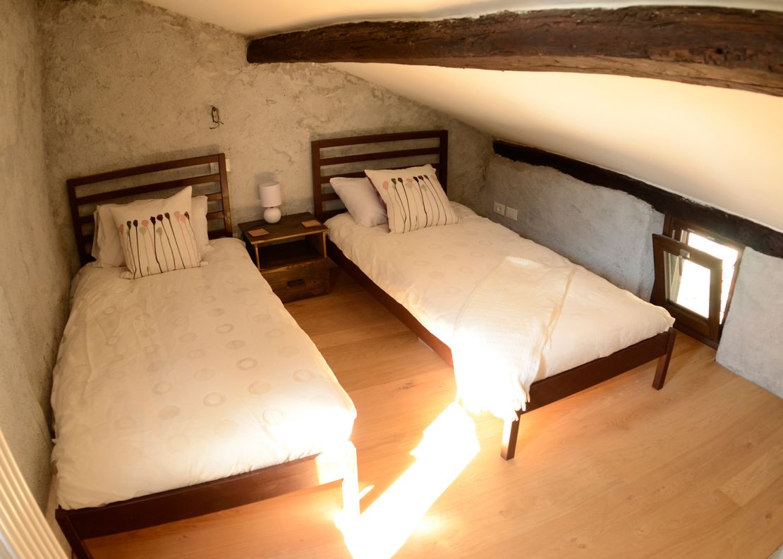 The Winters spent around $94,000 renovating Torre Piccolo, which has five rooms.