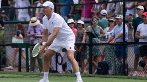 Bill Ackman made his professional tennis debut on Wednesday.