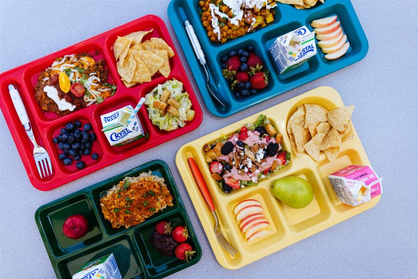 If the bipartisan bill AB 1264 is passed, school meals in California may soon look like these healthy options provided by schools that are EatReal certified.